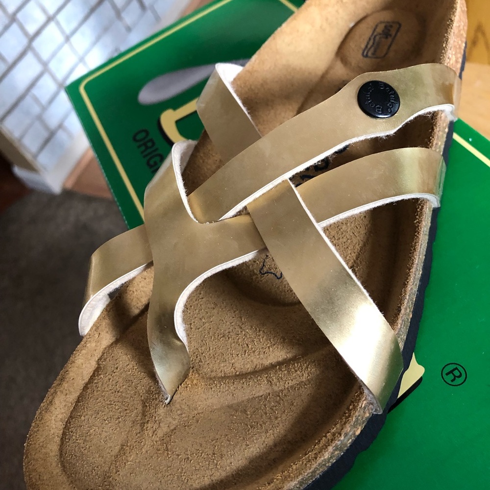 Birkenstock’s Betula Vinja Brand New gold color